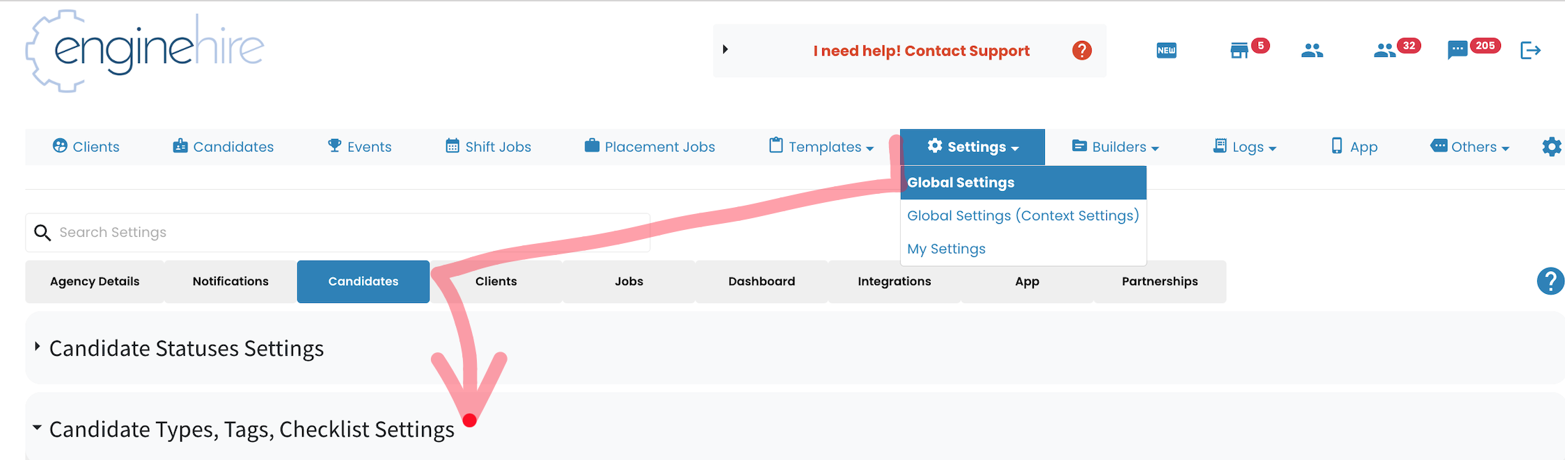 Add And Edit Tags, Types, And Checklist Items. 1 Screen%20Shot%202024 04 01%20at%209 15 17%20AM png EngineHire